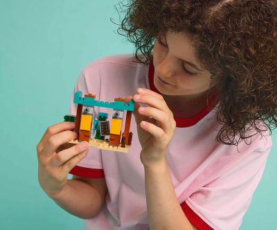 Конструктор LEGO Minecraft 21267 Пустинният патрул на злобарите