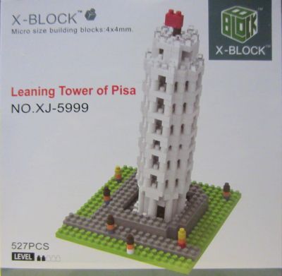 Конструктор с микро елементи наклонената кула в Pisa 527 елемента