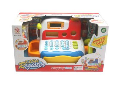 Детски касов апарат с четец и микрофон играчка