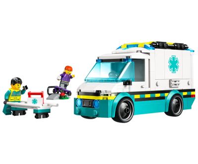 Конструктор Линейка за спешна помощ LEGO City 60451 