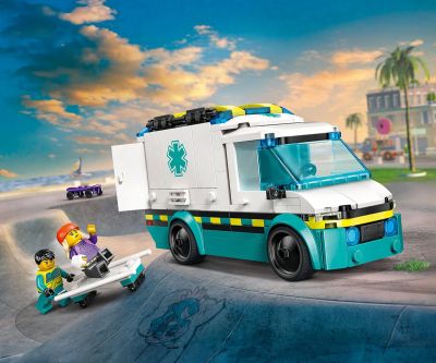 Конструктор Линейка за спешна помощ LEGO City 60451 