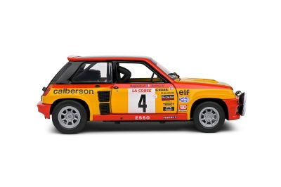Метален автомобил Renault 5 turbo Tour de Corse 1980 #4 Ragnotti/Andrie SOLIDO 1:18 - 1801314