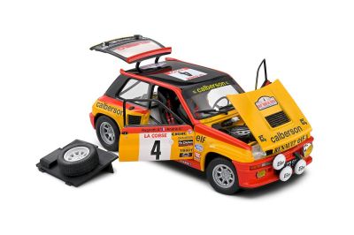 Метален автомобил Renault 5 turbo Tour de Corse 1980 #4 Ragnotti/Andrie SOLIDO 1:18 - 1801314