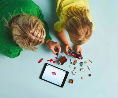 Конструктор LEGO City 60461 Червен фермерски трактор с ремарке и овца