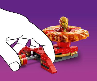 Конструктор LEGO NINJAGO 71823 Спинър на Кай за драконово спинджицу
