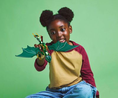 Конструктор LEGO NINJAGO 71829 Зелен горски дракон на Лойд