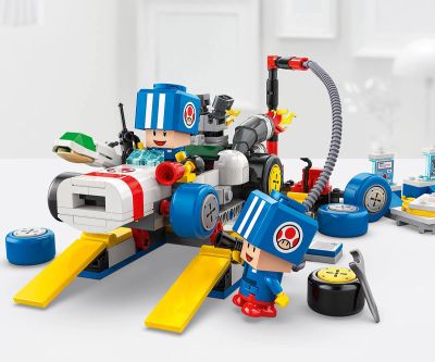 Конструктор LEGO Super Mario 72035 Mario Kart Гаражът на Toad
