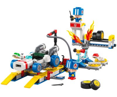 Конструктор LEGO Super Mario 72035 Mario Kart Гаражът на Toad