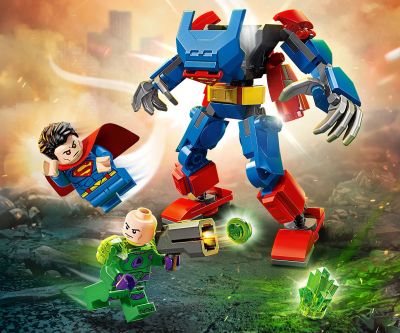 Конструктор LEGO DC Comics Super Superman 76302 Супермен робот срещу Лекс Лутър