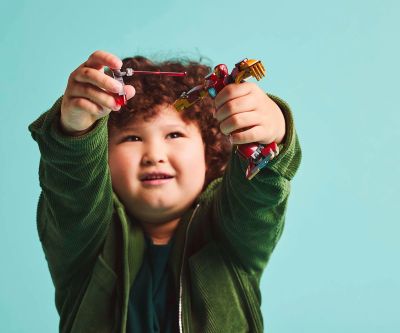 Конструктор LEGO Marvel 76307 Железният човек-робот срещу Ултрон