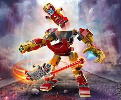 Конструктор LEGO Marvel 76307 Железният човек-робот срещу Ултрон