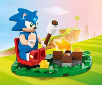 Конструктор LEGO Sonic the Hedgehog 77001 Сблъсък край лагерния огън на Sonic