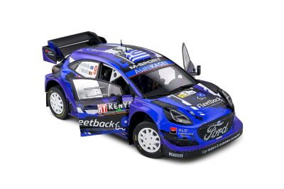 Метален автомобил FORD PUMA RALLY 1 #9 SERDERIDIS /MICLOTTE RALLY KENYA 2022 SOLIDO 1:18 - 1809506