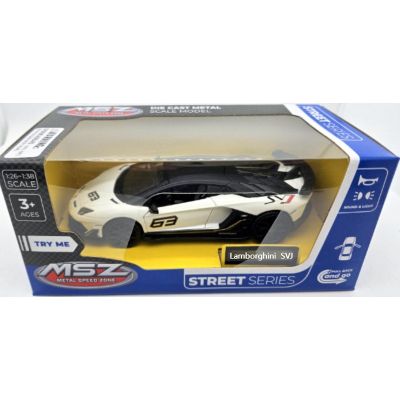 Метална кола Lamborghini Aventador SVJ MSZ 68472 - 1:32