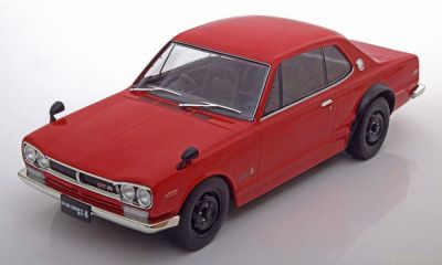 Метален автомобил Nissan Skyline GT-R KPGC10 Triple9 Collection 1:18 - T91800182