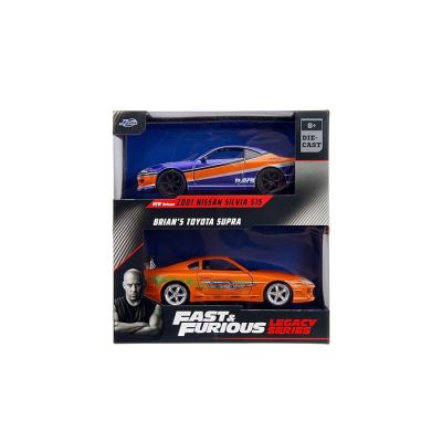 Метални автомобили Fast&Furious Nissan Silvia и Toyota Supra 1:32 Jada Toys 253202017