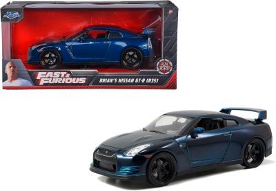 Метален автомобил Fast & Furious Nissan GT-R 2009 1:24 Jada Toys 253203008