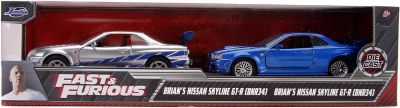 Метални автомобили Fast&Furious Nissan Skyline GT-R 1:32 Jada Toys 253204004