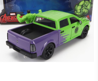 Метален джип пикап Ram 1500 с фигурка Hulk Jada 253225029 - 1:24 
