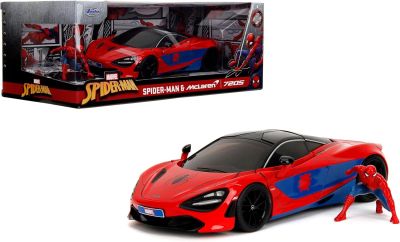 Метална кола McLaren 720S Marvel Spider-Man Jada 253225034 - 1:24 
