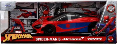 Метална кола McLaren 720S Marvel Spider-Man Jada 253225034 - 1:24 