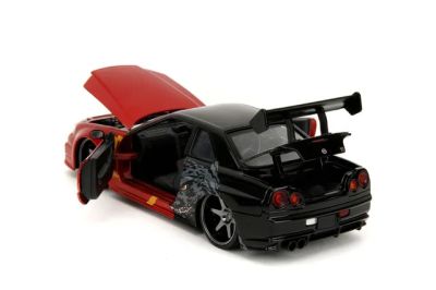 Метална кола Nissan Skyline GT-R Godzilla 2002 Jada 253253024 - 1:24 