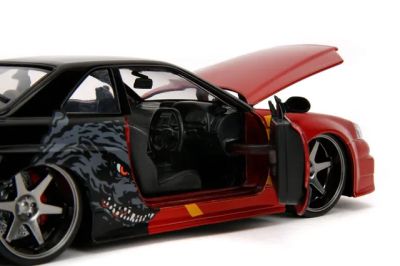 Метална кола Nissan Skyline GT-R Godzilla 2002 Jada 253253024 - 1:24 