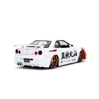 Метална кола Nissan Skyline GT-R Street Fighter Ryu Jada 253255071 - 1:24 