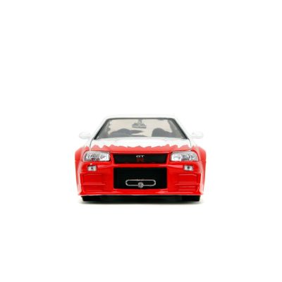 Метална кола Nissan Skyline GT-R Street Fighter Ryu Jada 253255071 - 1:24 