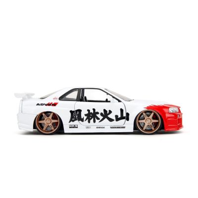 Метална кола Nissan Skyline GT-R Street Fighter Ryu Jada 253255071 - 1:24 