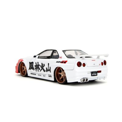 Метална кола Nissan Skyline GT-R Street Fighter Ryu Jada 253255071 - 1:24 
