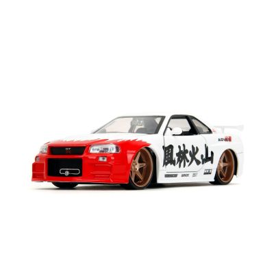 Метална кола Nissan Skyline GT-R Street Fighter Ryu Jada 253255071 - 1:24 