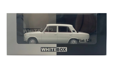 Метална кола Fiat 124 White 1970 WHITE BOX 124230