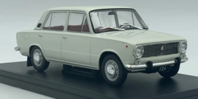 Метална кола Fiat 124 White 1970 WHITE BOX 124230