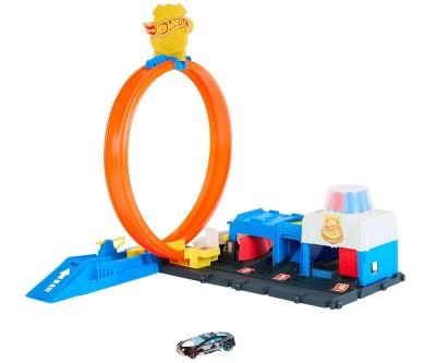 Комплект полицейски участък Hot Wheels City Mattel JBM71