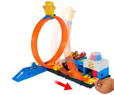 Комплект полицейски участък Hot Wheels City Mattel JBM71