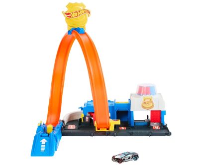 Комплект полицейски участък Hot Wheels City Mattel JBM71