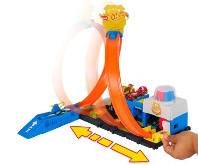 Комплект полицейски участък Hot Wheels City Mattel JBM71