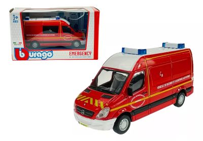 Металeн микробус Mercedes-Benz Sprinter Fire Emergency 1:50 Bburago 