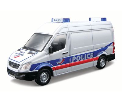 Металeн микробус Mercedes-Benz Sprinter Police 1:50 Bburago 