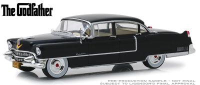 Метална кола Cadillac Fleetwood 1955 Series 60 The Godfather 1972 Greenlight 84091 - 1:24