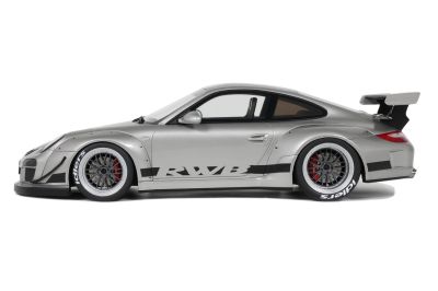 Умален модел Porsche 911 RWB Abu Dhabi Silver 2024 GT SPIRIT GT483 - 1:18