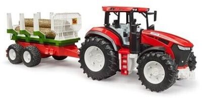 Трактор Roadmax с ремарке за трупи BRUDER 03453