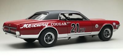 Метална кола Mercury Cougar Racing-#21 Marty Beaulieu 1967 SUN STAR SS1583