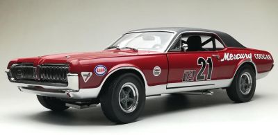 Метална кола Mercury Cougar Racing-#21 Marty Beaulieu 1967 SUN STAR SS1583